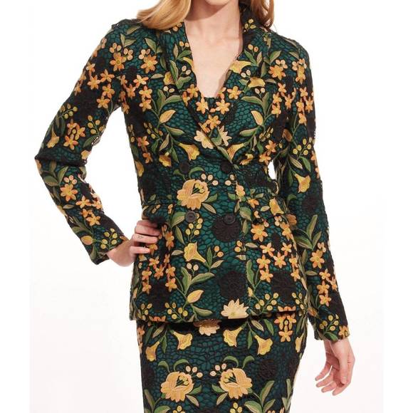 NEW EVA FRANCO alexey jacket in harvest bloom - Picture 2 of 5